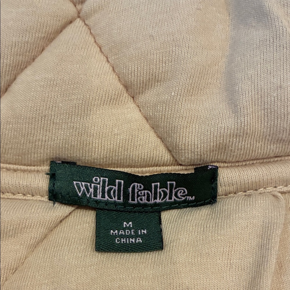 Wild Fable Quilted Puffer Jacket in Cream - Picture 2 of 3